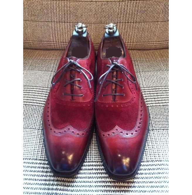 burgundy dress shoes for men cheap online
